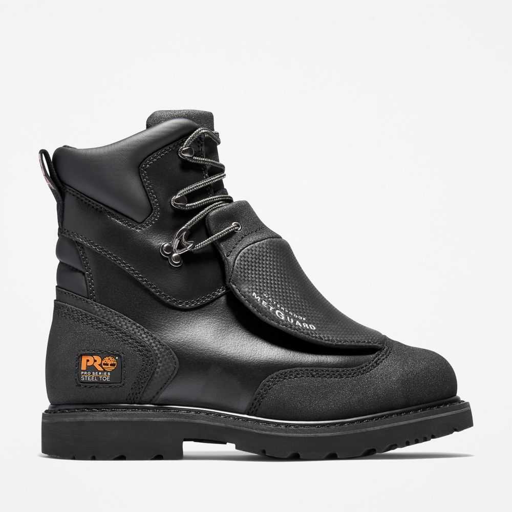 Timberland Met Guard Men's Work Boots Black | USA-6213795