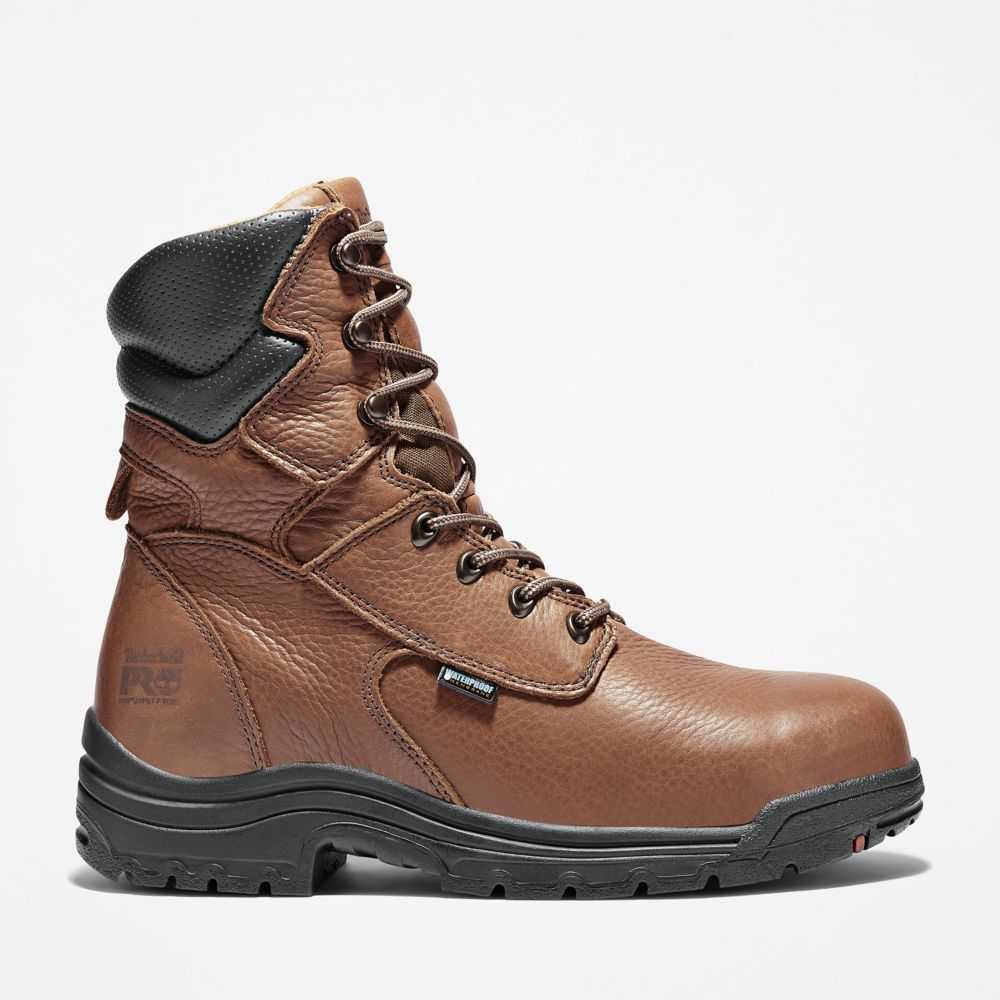 Timberland Titan 8 Men's Work Boots Brown | USA-3568907